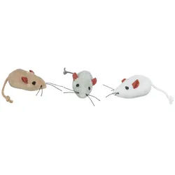 TRIXIE Tierkuscheltier Mouse House - 24 Stück