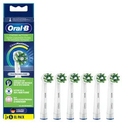 Oral-B - Aufsteckbürsten 'CrossAction CleanMaximizer' in Weiß Zahnbürste 6 St weiss