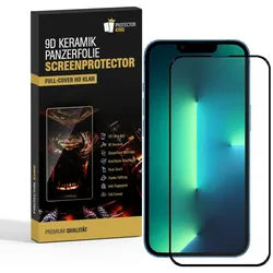 1x 9D Keramik-Glass für iPhone 13 Pro Max FULL COVER 3D KLAR Panzerfolie Displayschutz Schutzfolie Ceramic Screen-Protector
