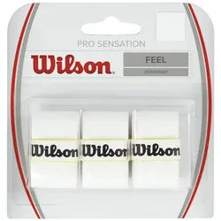 Wilson Griffband Overgrip Pro Sensation 0.4mm weiss 3er weiß