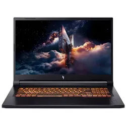 Acer Nitro V17 AI - 17,3" Full-HD - AMD Ryzen 7 260 - GeForce RTX 5060 Gaming-Notebook (43,95 cm/17,3 Zoll, AMD RyzenTM 7 260, GeForce RTXTM 5060, 96 GB, 2000 GB SSD) schwarz 2000 GB | 96 GB RAM