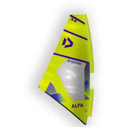 Duotone Alfa Windsurfsegel 2023 Einsteiger Jugend Sail Segel, Segelgröße in m2: 6.4, Farbe: C27 lime-white