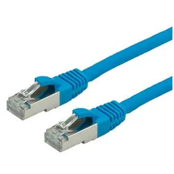 VALUE Patchkabel Cat.6 (Class E) S/FTP (PiMF), LSOH LAN-Kabel, RJ-45 Männlich (Stecker), RJ-45 Männlich (Stecker) (500.0 cm) blau
