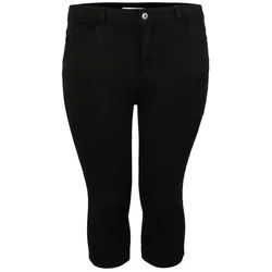 ONLY CARMAKOMA 3/4-Jeans Augusta (1-tlg) Plain/ohne Details, Weiteres Detail schwarz 46