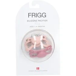 Frigg Silikon Schnuller Schmetterling Blush - Zeder 6-18 Monate