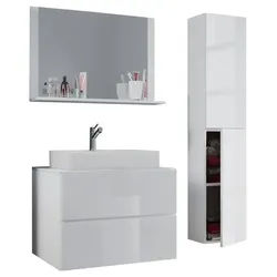 Badezimmer Lendas 4-tlg. ca. 94 cm Weiß