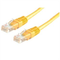 VALUE Patchkabel Kat.6 (Class E) UTP LAN-Kabel, RJ-45 Männlich (Stecker), RJ-45 Männlich (Stecker) (50.0 cm) gelb