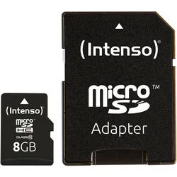 Intenso microSD Card 8 GB Class 10