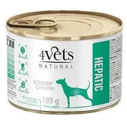 4 Vets Dog Hepatic 24x185g