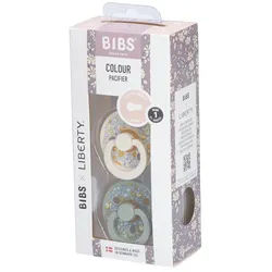 Bibs x Liberty Colour Schnuller, Gr. 1, 0-6 Monate, Eloise/ Sage