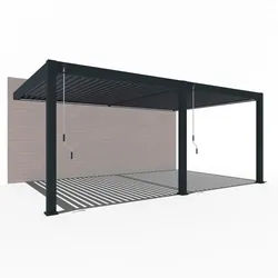 Weide Pergola , Metall , 400x255x600 cm , Gartenmöbel, Loungemöbel
