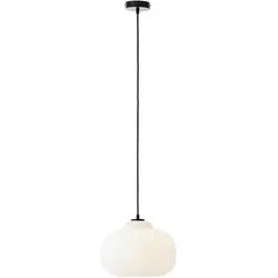 Brilliant Pendelleuchte , Weiß , Metall, Glas , Kugel , 128.5 cm , beliebig kürzbar , Lampen & Leuchten, Innenbeleuchtung, Hängeleuchten, Pendelleuchten