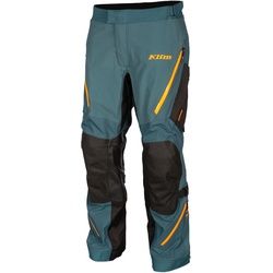 Klim Badlands Pro 2023 Motorrad Textilhose, grün-blau, Größe 42