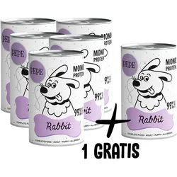 PEPE MONO PROTEIN Kaninchen 5x400g+1 GRATIS !!!