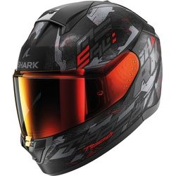 Shark Ridill 2 Molokai Helm, schwarz-rot, Größe M