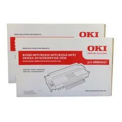 Oki B2500 MFP Toner Cartridge Black 2 Pack