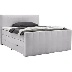 Boxspringbett Malaga Hellgrau ca. 160x200cm