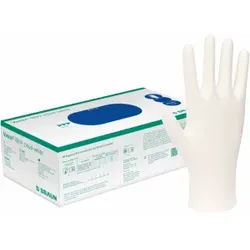 B. Braun Vasco® Nitril cloud-white Einmalhandschuhe, unsteril, Untersuchungs- und Schutzhandschuhe für die tägliche Anwendung, 1 Packung = 150 Stück, Größe L