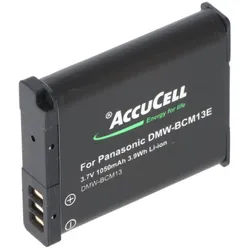 DMW-BCM13 Akku von AccuCell kompatibel für Panasonic DMW-BCM13E Akku 3,7V, Ladeschlussspannung max. 4,2 Volt