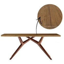 SIT Tisch »TABLES & CO«, HxT: 73 x 100 cm, Holz - braun