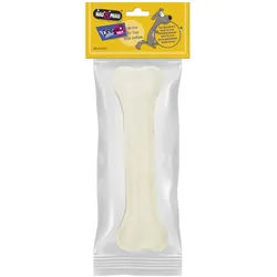 Hau&Miau Gepresster Knochen, weiß, 16,5 cm / 75g