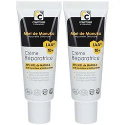 Comptoirs & Compagnies Bio-zertifizierte reparierende Creme 40% Manuka Honig Iaa10+