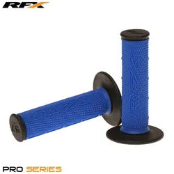 RFX Paar Zwei-Komponenten-Griffe Pro-Serie schwarze Enden (Blau/Schwarz), schwarz