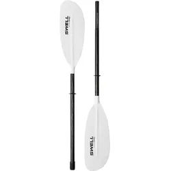Egalis Swell Fiber-Carbon 2teilig white Kajak Paddel 21 Leicht, Länge in cm: 225-235, Teilbarkeit: 2teilig (passt nicht in die Tasche)