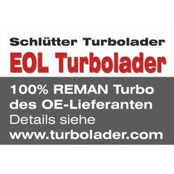 SCHLÜTTER TURBOLADER Turbolader ohne Anbaumaterial für VW Multivan V Transporter