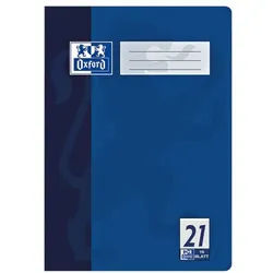 Oxford Schulheft »Schule 100050307« A4 liniert (Lineatur 21) blau