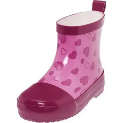 Playshoes Gummistiefel Halbschaft Herzchen Gummistiefel rosa 24 EU