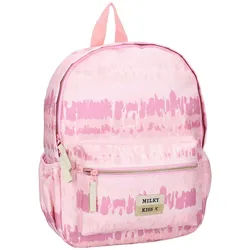 Milky Kiss Kinderrucksack Love and Laughter Rucksack – Farbiger Rucksack für Mädchen Schultasche rosa