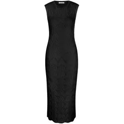 La robe en maille Peter Hahn noir
