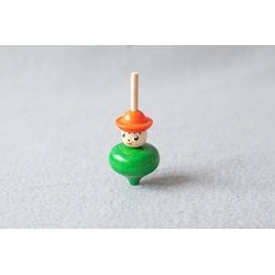 Brummkreisel Holzspielzeug Tischkreisel mit Zylinder grün Höhe=6cm NEU, mit Zylinder bunt