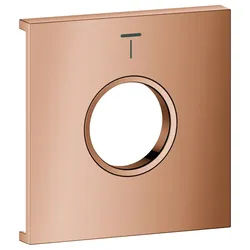 GROHE Metallplatte Grohtherm Aqua Tiles 107172, Symbol: Kopfbrause 4 warm sunset, 107172DA00 107172DA00