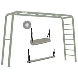 BERG PlayBase Large TL Grün inkl. Schaukelsitz und Trapez
