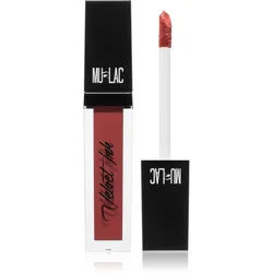 Mulac Cosmetics Velvet Ink lang anhaltender, matter, flüssiger Lippenstift Farbton Obviously 5 ml