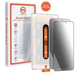 Privacy Screen Guard iPhone 15 Pro Max with easy applicator - 2 pack