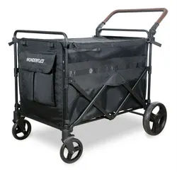 Wonderfold Tier-Buggy , Schwarz , Metall, Textil , 72.50x107.50x117 cm , Freizeit & Co, Gartenspielzeug, Bollerwagen