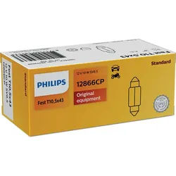 PHILIPS Glühlampe, Leseleuchte 12866cp für VOLVO DAF OPEL BMW FERRARI SKODA MITSUBISHI VW MAN HOBBYCAR