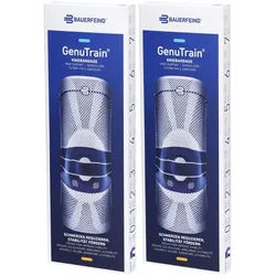 Bauerfeind® GenuTrain Aktiv-, Patella- und Bandkniebandage Gr. 5 Comfort titan