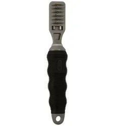 DUVO+ Entfilzungsharke Entfilzerkamm schwarz/grau grau|schwarz 6 Messer