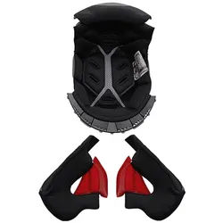 LS2 FF900 Valiant II Innenfutter & Wangenpolster, schwarz, Größe S