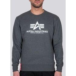 Alpha Industries Basic Sweatshirt, grau, Größe 3XL