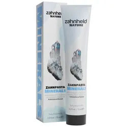 Zahnheld Zahnpasta Nature Minerals vegane Zahncreme für starken Zahnschmelz mit Fluorid, remineralisert den Zahnschmelz, schützt die Zähne, natürlich und vegan