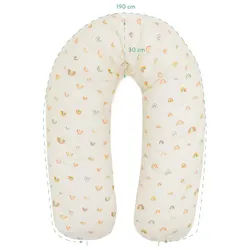 Fillikid Stillkissen De Lux Rainbow 190cm gelb