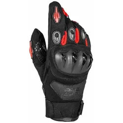 GMS Tiger Motorradhandschuhe, schwarz-rot, Größe 2XL