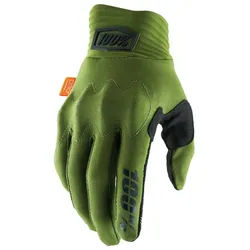100% Motorradhandschuhe grün M