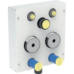 Geberit AP Armaturenblock m. 2 WZ-Strecken 2 UP-Absperrventile u. Anschl. T-Stüc...