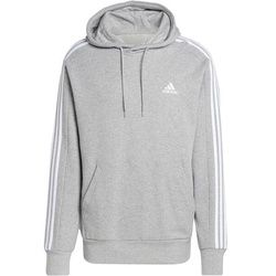 ADIDAS Herren 3-Streifen Hoodie, MGREYH/WHITE, M